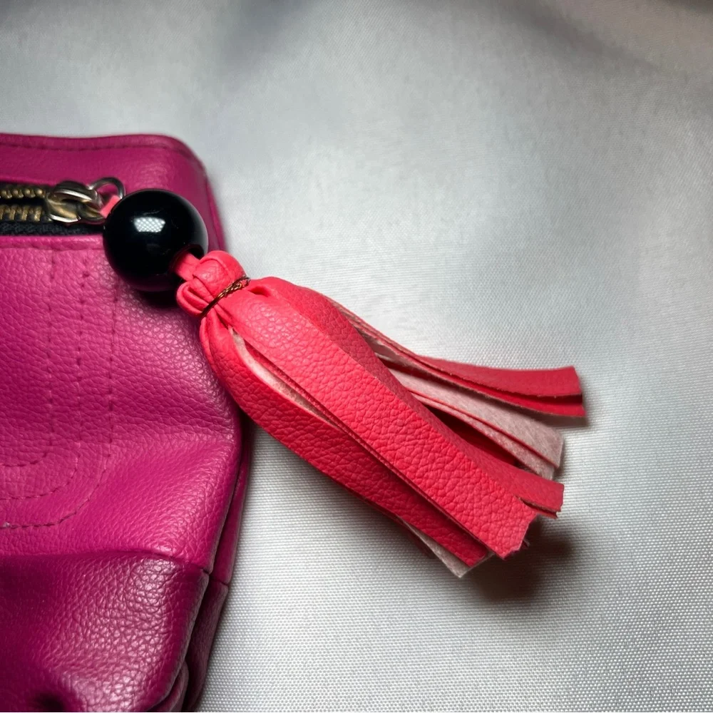 Victoria's Secret Fuchsia‎ Cosmetic Bag with Tassel